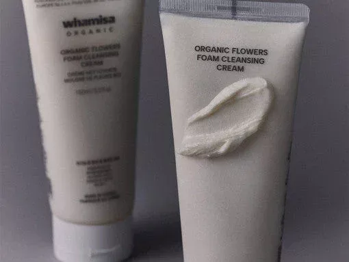 WHAMISA CRÈME NETTOYANTE MOUSSANTE AUX FLEURS BIO FERMENTÉES